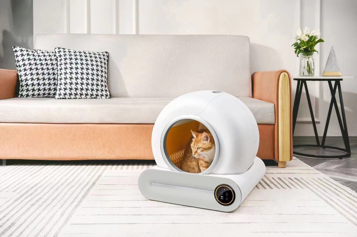 automatic litter box cat toilet smart pooper scooper