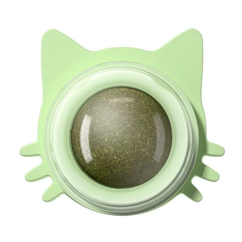 catnip ball wall edible rotating