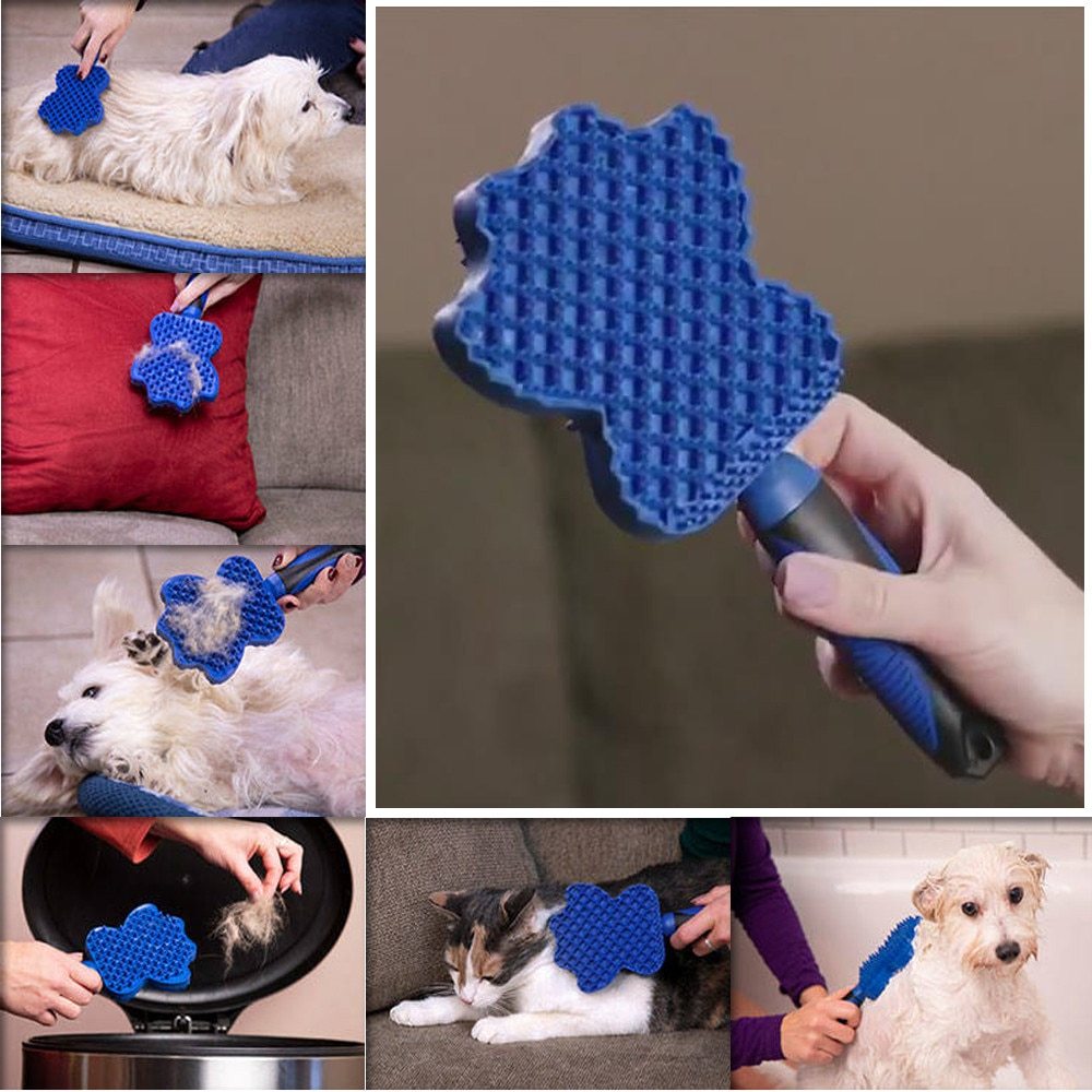 pet hair remover brush gentle pet grooming brush