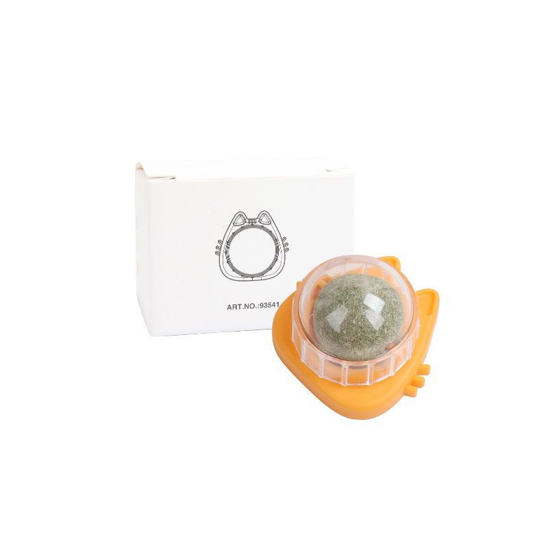 catnip ball wall edible rotating