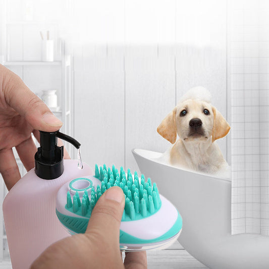 pet bath brush massage brush hair removal artifact pet supplies beauty