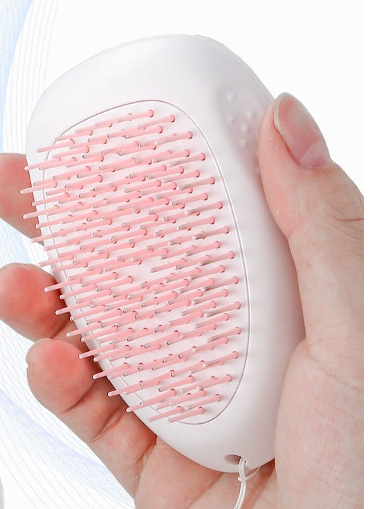 brush brush cat hair white pet