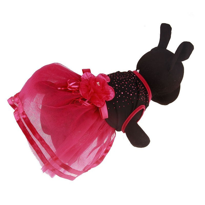 pet princess wedding dress