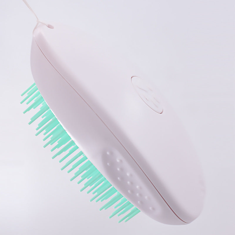 brush brush cat hair white pet