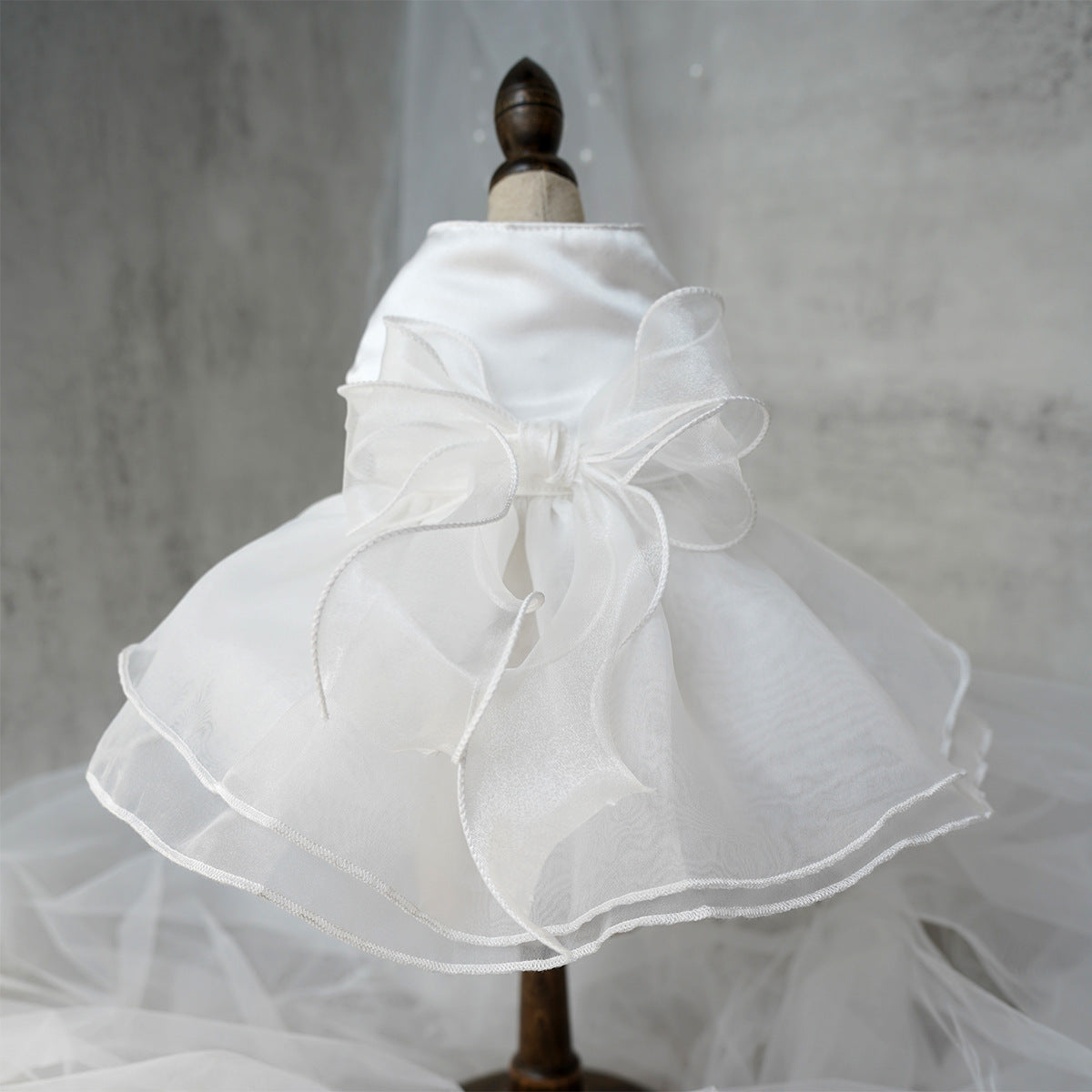 wedding dress pet skirt gown