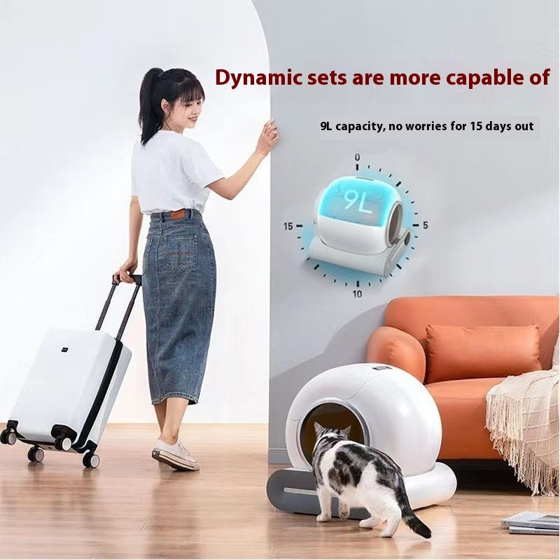 automatic litter box cat toilet smart pooper scooper