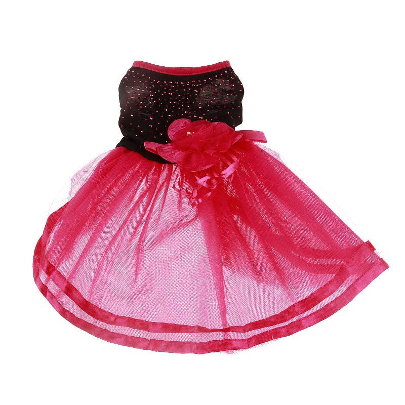 pet princess wedding dress