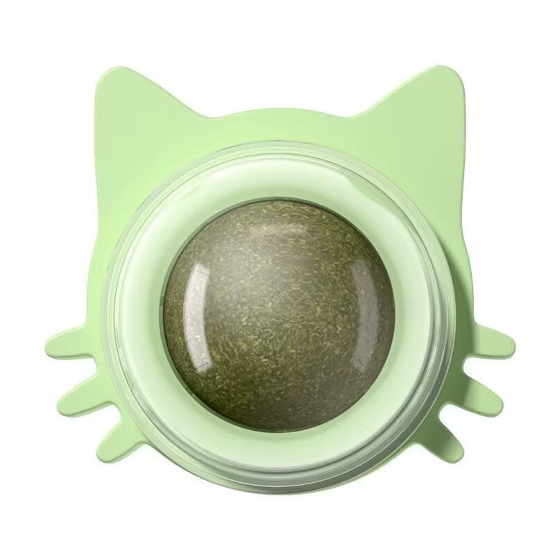 catnip ball wall edible rotating