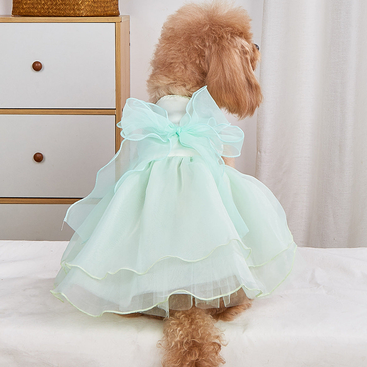 wedding dress pet skirt gown