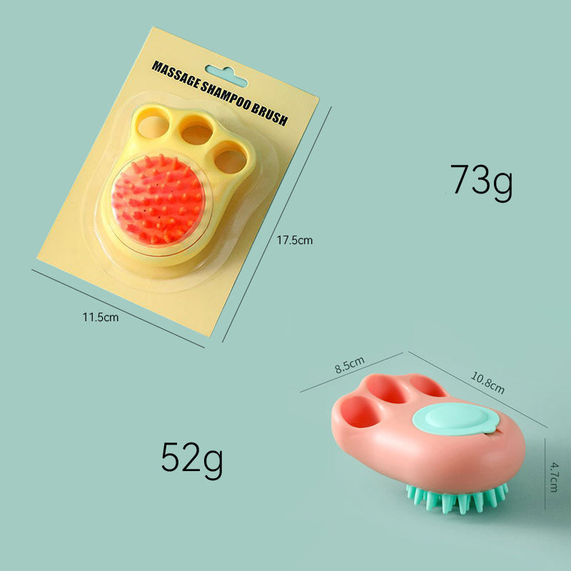 cat claw bath brush pet dog bath artifact cat brush