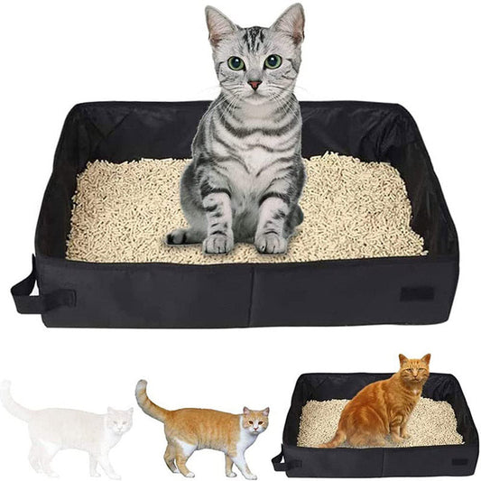 portable cat litter box foldable