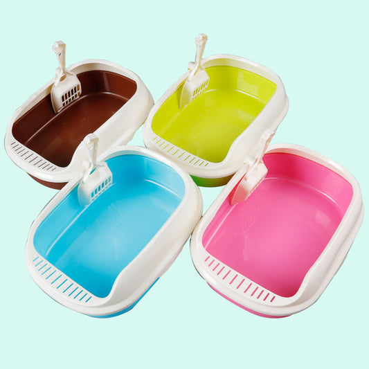 PawClean Litter Box With Shovel High-side Polyester